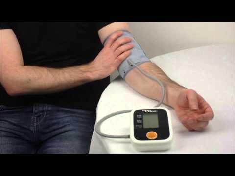 correct posture when measuring blood pressure at home
